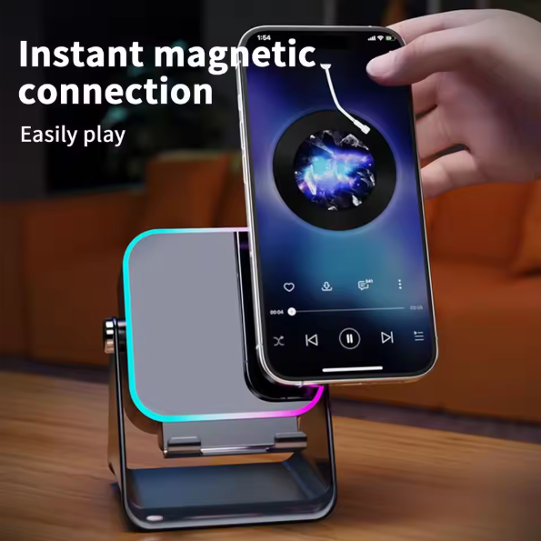 Wireless Induction Speaker Phone Stand