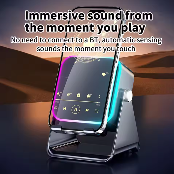 Wireless Induction Speaker Phone Stand