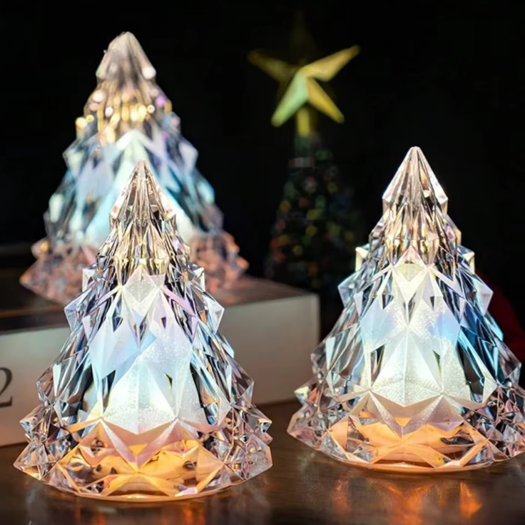 Crystal Christmas Tree Night Light